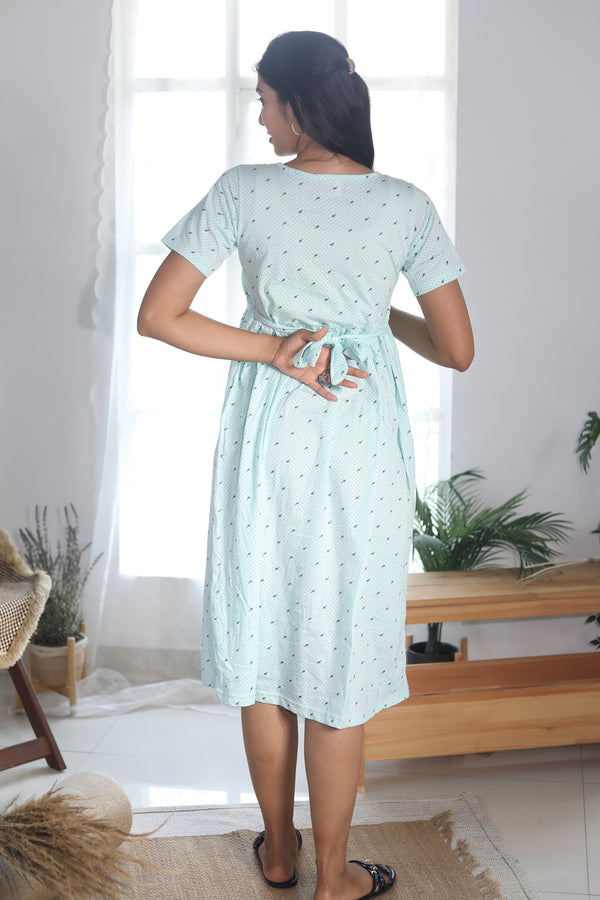 Pista Green Night & Lounge Gown