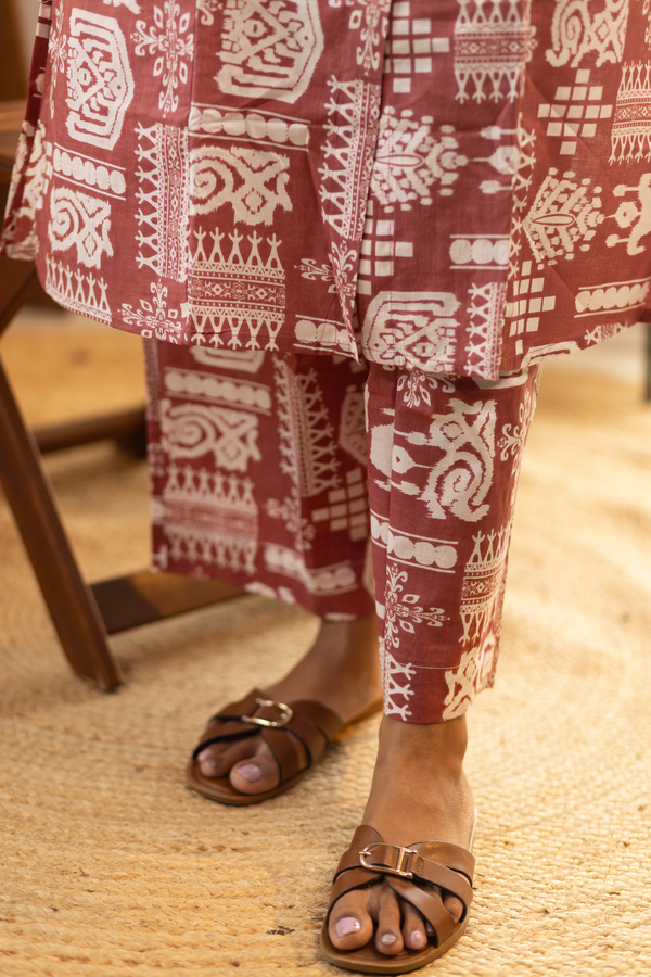 Rust Feeding Co-ord Set