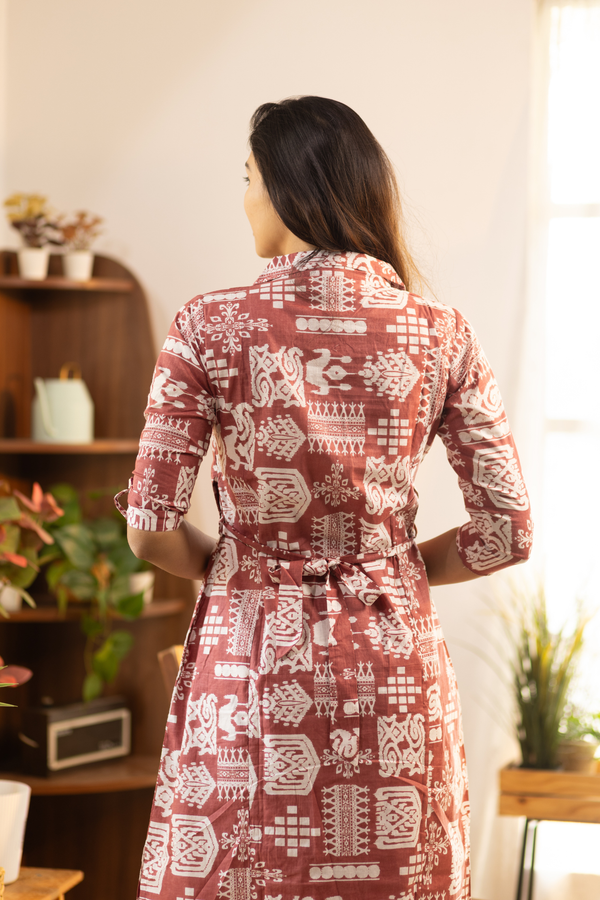 Rust Feeding Co-ord Set