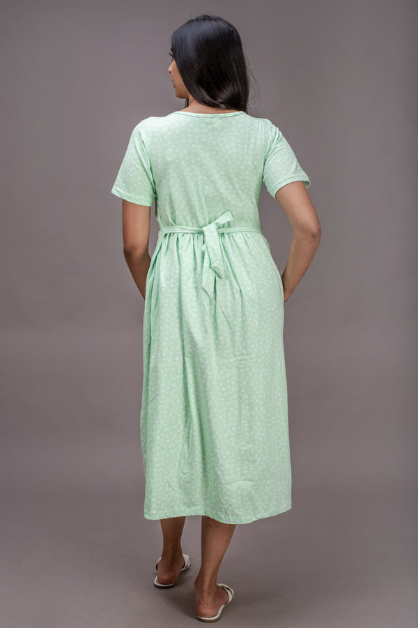 Pista Green Night and Lounge Gown